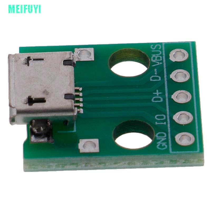 Set 10 Bảng Mạch Chuyển Đổi Cổng Micro Usb Sang Dip 5pin