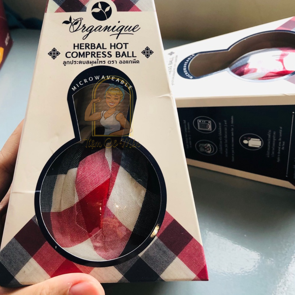 BANH CHƯỜM NÓNG THẢO DƯỢC CAO CẤP MASSAGE BODY THÁI LAN - ORGANIQUE HERBAL HOT COMPRESS BALL