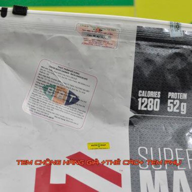 Tăng Cân Nhanh 1Kg Super Mass Gainer Chính Hãng