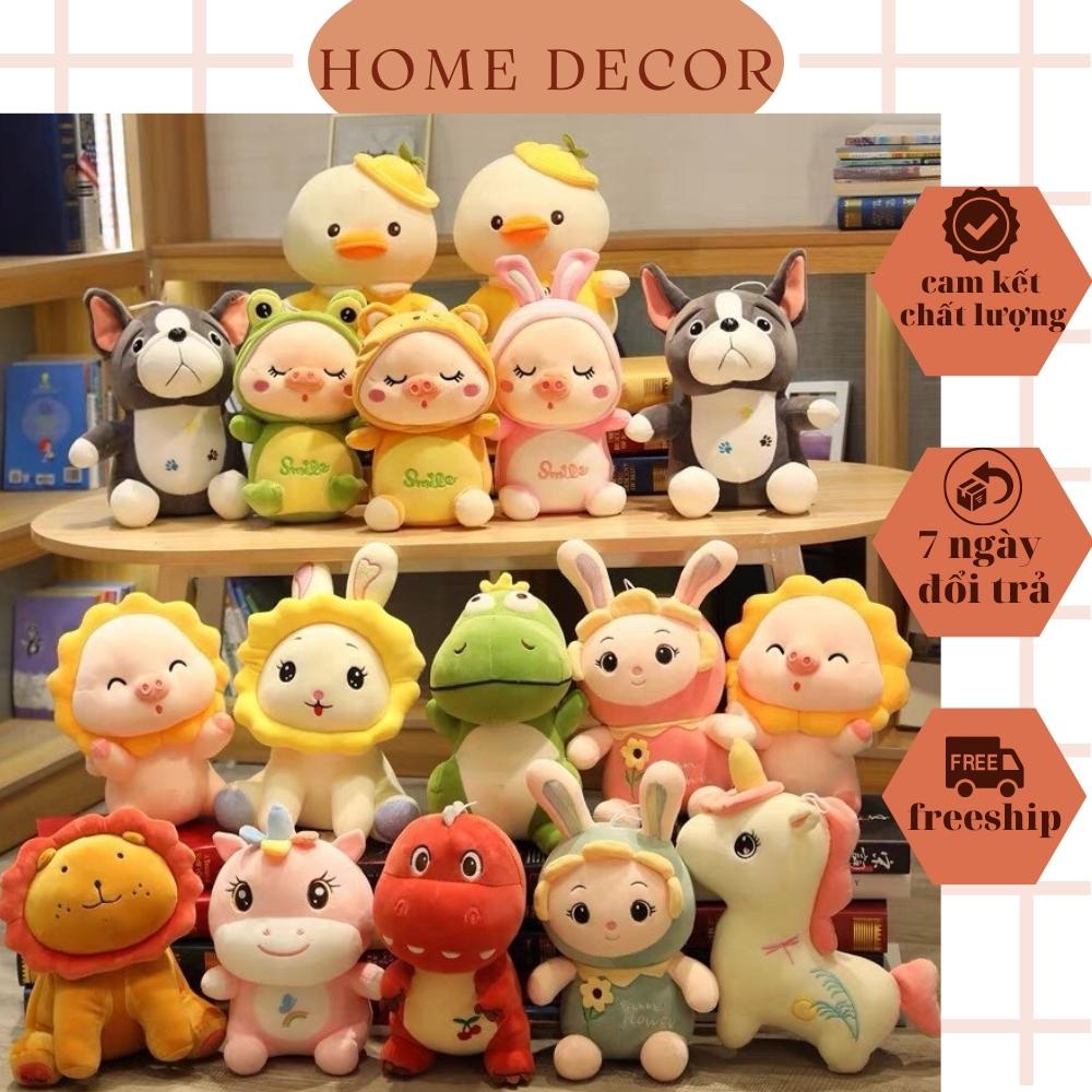 Gấu bông, Gối ôm, Thú nhồi bông nhiều mẫu size 35cm-60cm