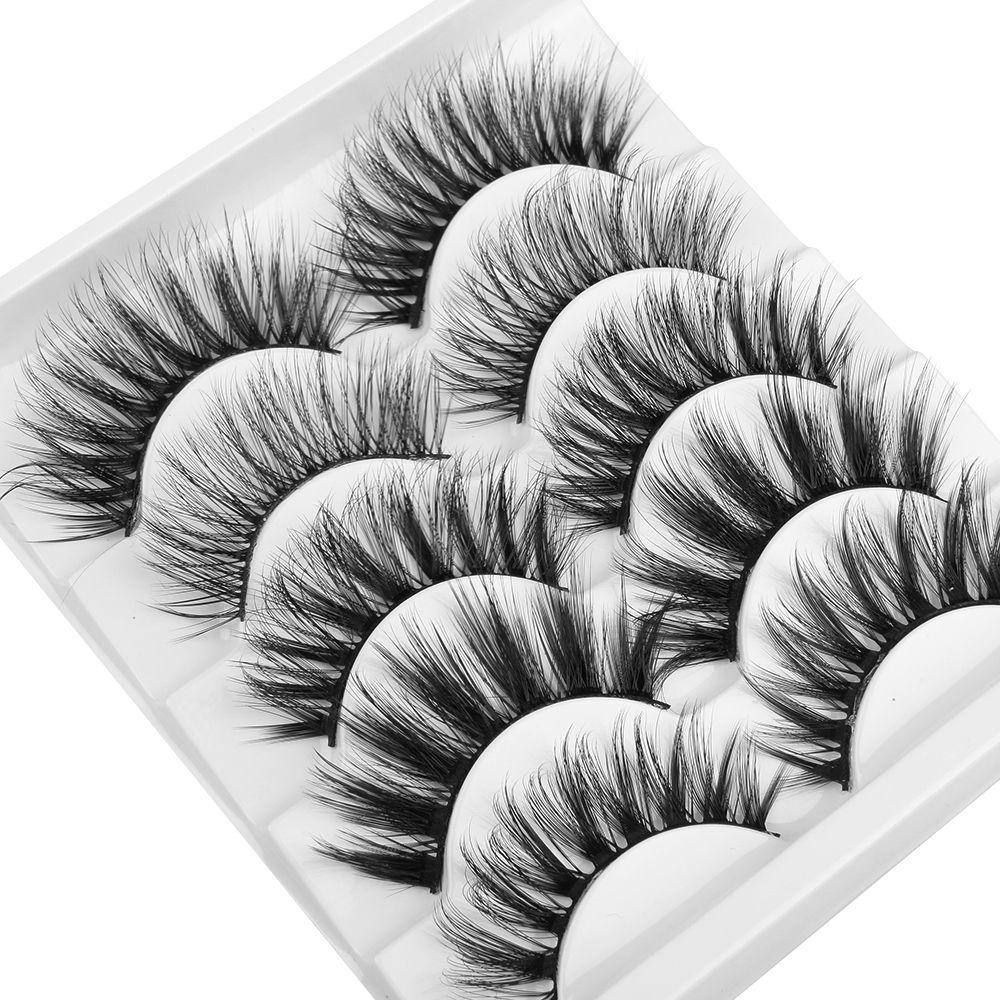 HS 5 Cặp Lông Mi Giả SKONHED Có Thể Tái Sử Dụng Độ Dày Cao 3D