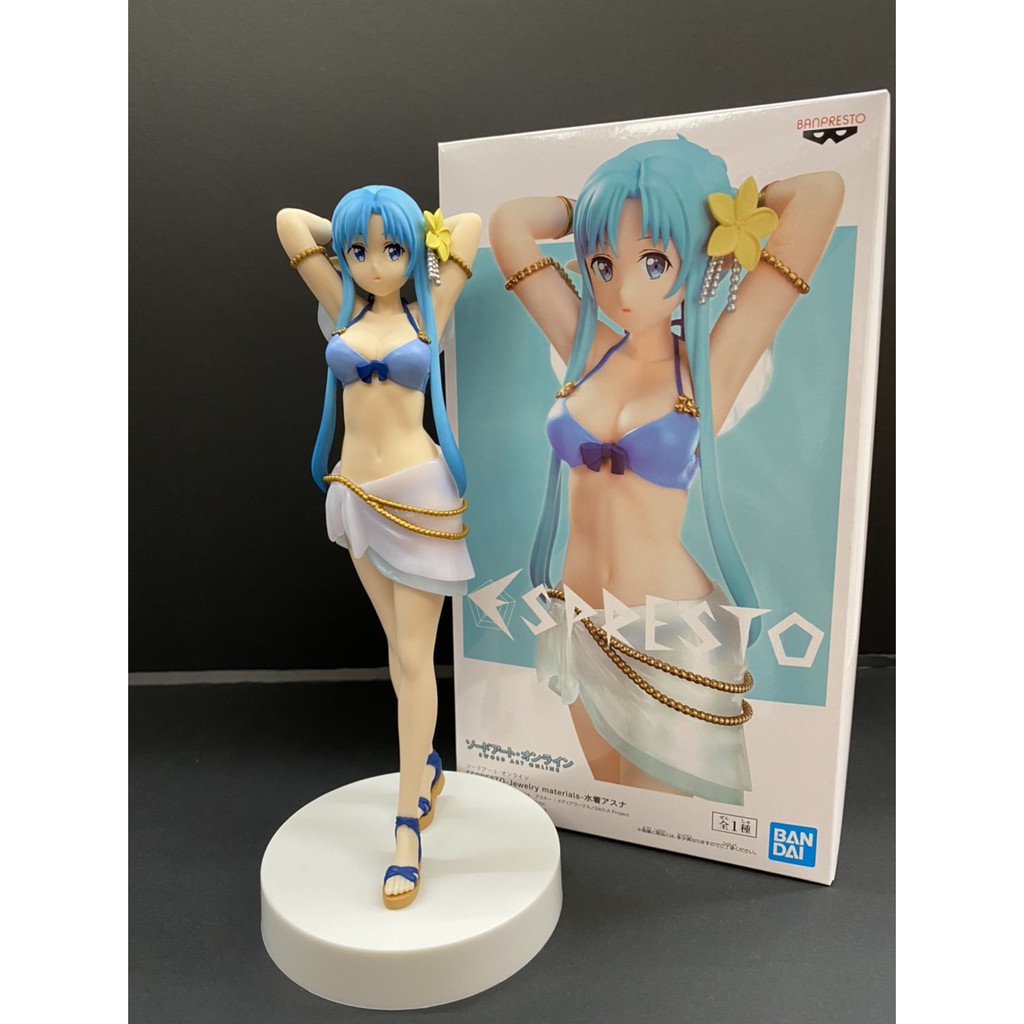 Mô hình chính hãng ASUNA phiên bản Swimsuit - Sword Art Online: Jewelry Materials  - Hãng BANPRESTO