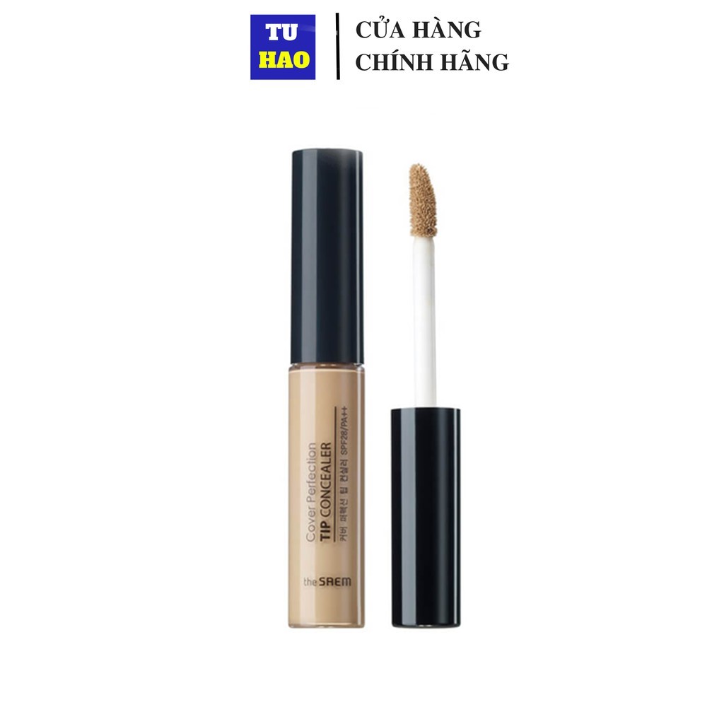 [Bạn mới nhập COSHBM -50% đơn 0Đ] Kem che khuyết điểm The Saem Cover Perfection Tip Concealer (6.5g)