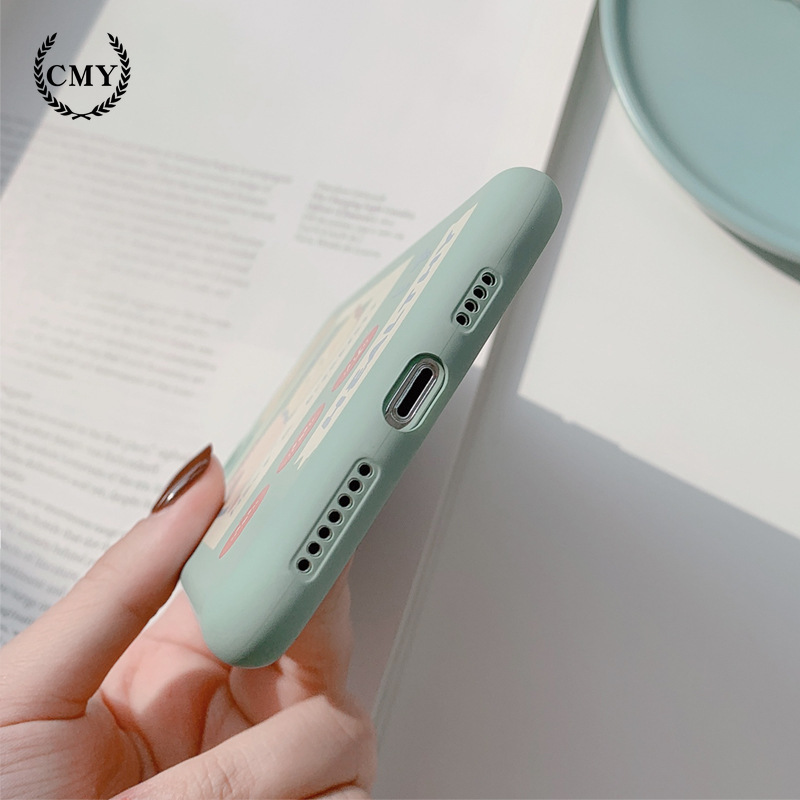 Ốp điện thoại silicon họa tiết hoạt hình Yakult cho iPhone11/11Pro 11pro Max X XR XS XS MAX 7 8 plus | BigBuy360 - bigbuy360.vn