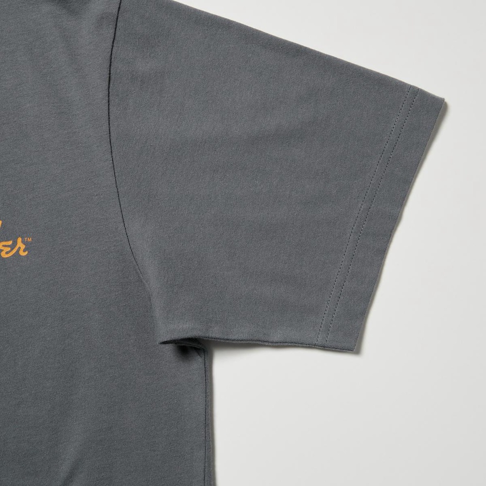 FENDER Uniqlo Áo Thun Tay Ngắn In Chữ Thời Trang Cho Cặp Đôi 453306Uniqlo