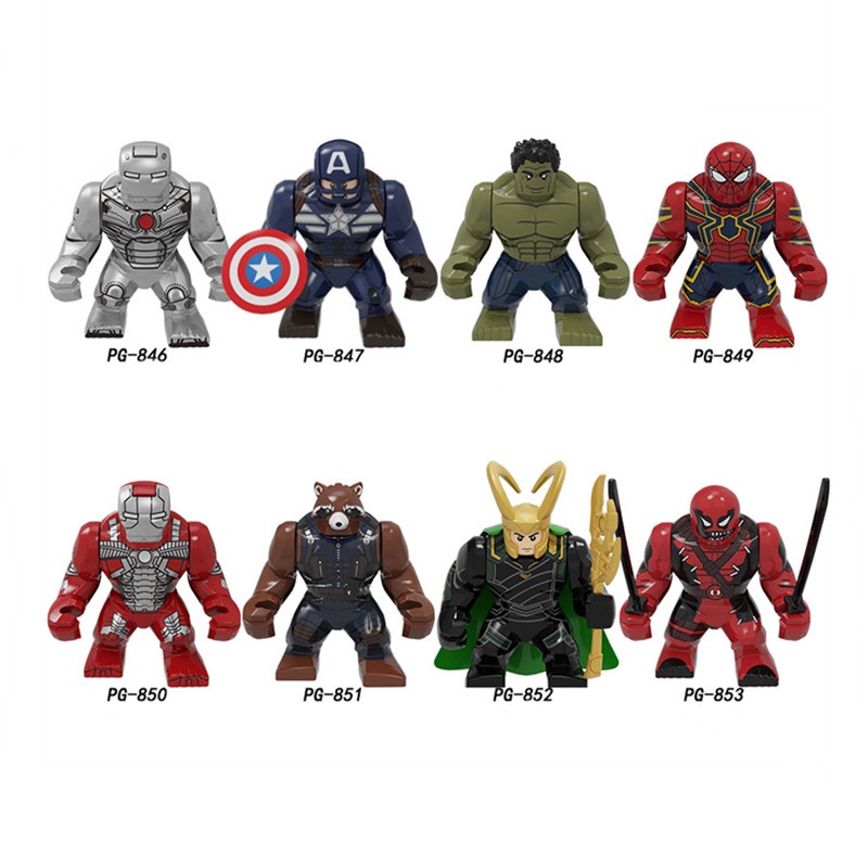 1 Mô Hình Nhân Vật Siêu Anh Hùng Lắp Ráp Iron Man Loki Deadpool Minifigures Làm Quà Tặng Cho Bé
