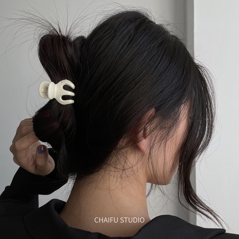 Kẹp Tóc Đuôi Ngựa Hình Bạch Tuộc Cỡ Nhỏ Phong Cách Hàn Quốc Đơn Giản Thời Trang