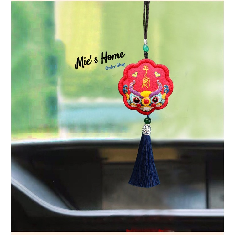 DIY Bộ kit gói nguyên liệu tự thêu túi thơm cổ trang mùa xuân Hoa vintage tự thêu Omamori Decor Handmade - MIE Shop