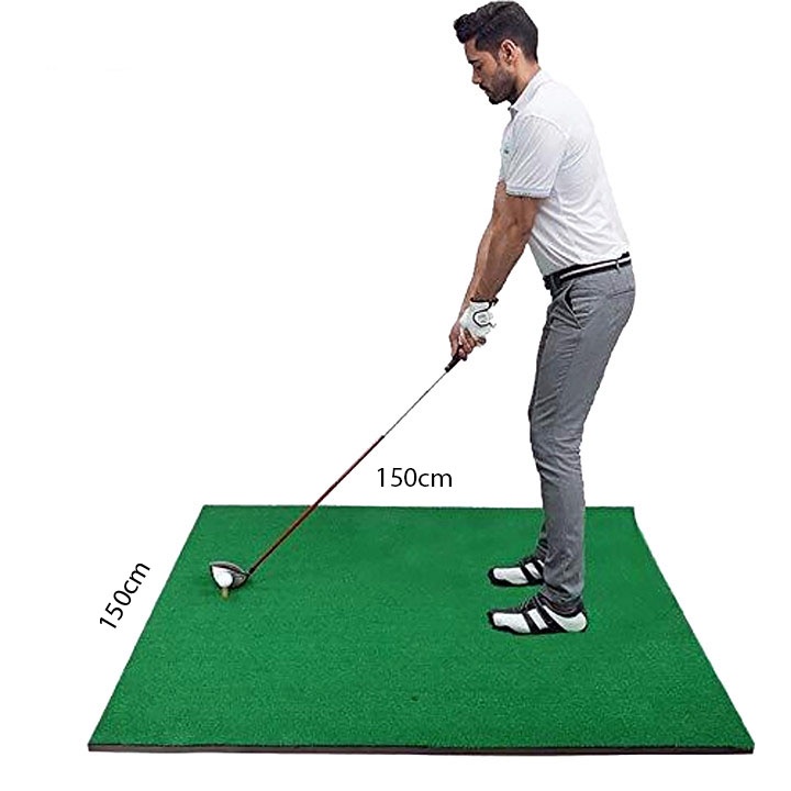 Thảm tập golf swing golf 1.5x1.5m, thảm tập tiêu chuẩn sân tập golf, thảm swing 1.2x1.2