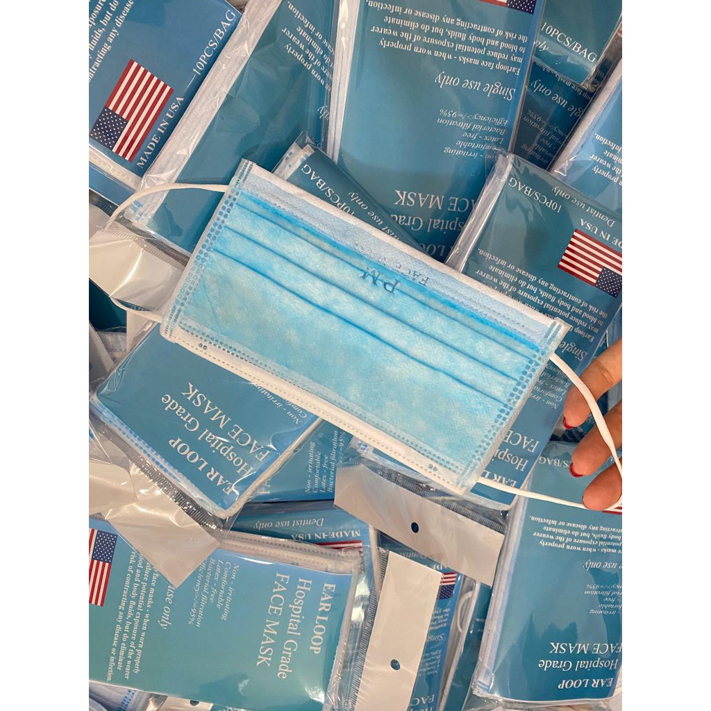 10 pcs/ USA Medical face mask , Product of USA