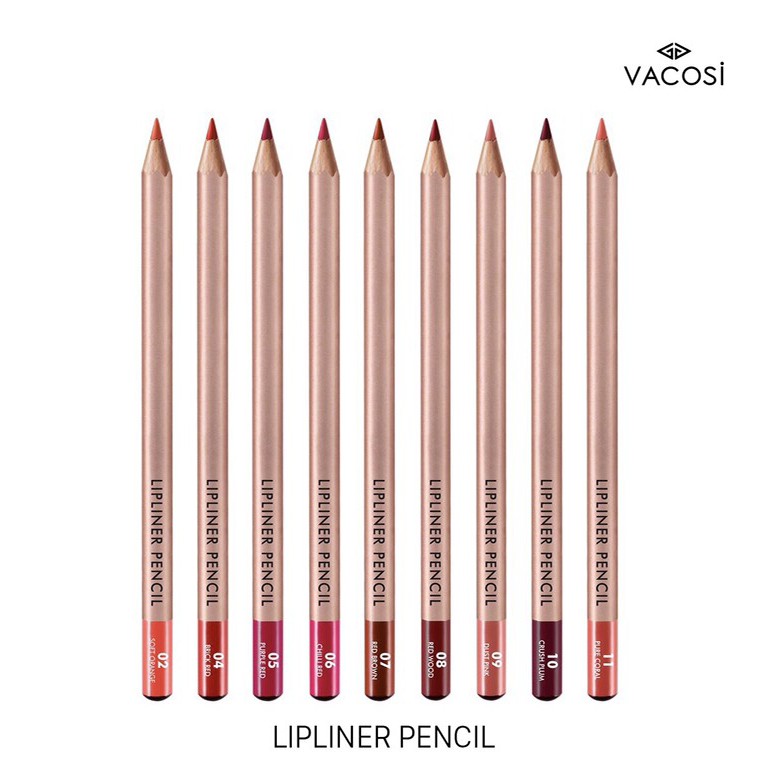 [CHÍNH HÃNG] Chì Kẻ Viền Môi Vacosi Lipliner Pencil | BigBuy360 - bigbuy360.vn