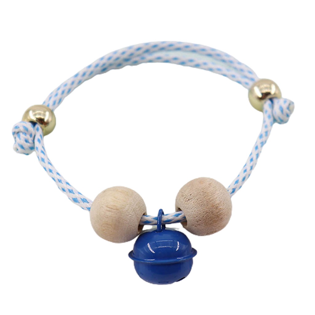 Vòng Cổ Chống Bọ Chét Cho Thú Cưng Họa Tiết Chấm Bi Có Chuông