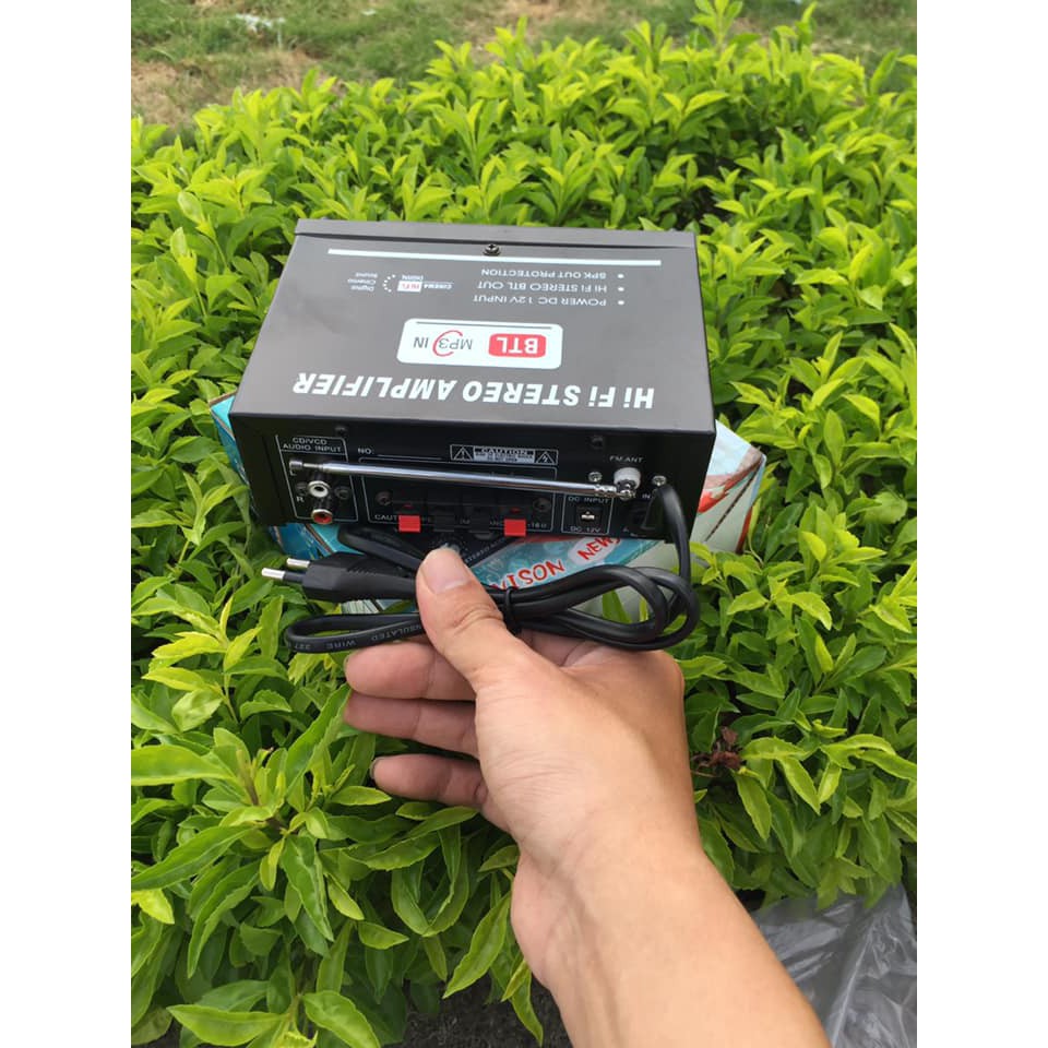 Amply Mini, Ampli 12v MXZ-328 Nghe Nhạc Đánh Chim Đêm Loại Khỏe