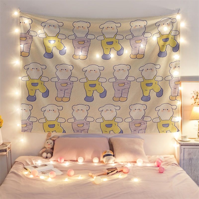 Thảm Treo Tường Tranh vải treo tường decor vintage trang trí phòng ngủ