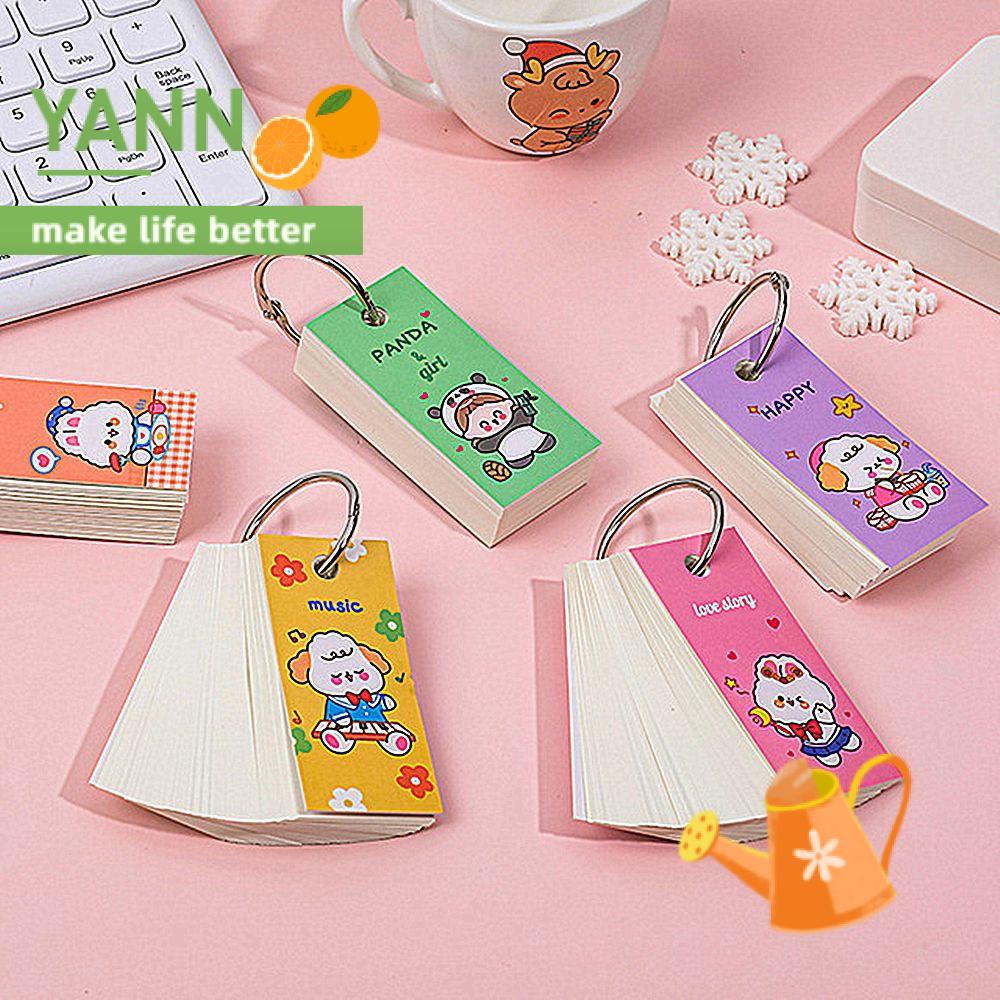 1 Sổ Tay Ghi Chú Dạng Cuộn Tròn Họa Tiết Hoạt Hình Kawaii Dễ Thương Cho Trường Học/Văn Phòng