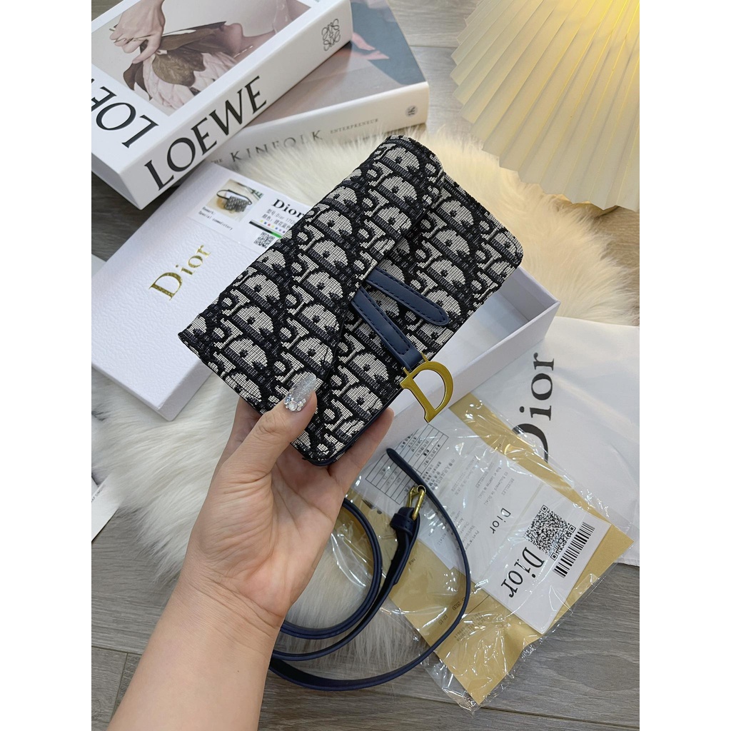 Túi Đeo Hông Dior Thổ Cẩm Quảng Châu Hàng Full Kèm Dây Thắt Lưng
