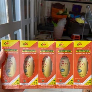 CHÍNH HÃNG] Thuốc kem bôi đặc trị nấm KETOMYCINE trên vật nuôi
