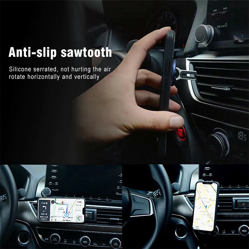 2 In 1 Multi Mobile Phone Bracket,360 Rotation Magnetic Finger Ring ,car phone holder Car Vent Mount