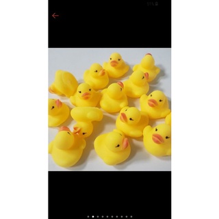 set 10 con vịt tắm thả bồn kêu chít chít