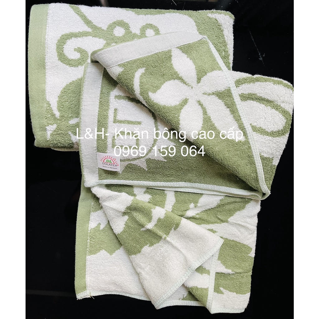 Khăn tắm cotton cao cấp, Hoa Nở, Tân Thịnh, KT 50x100cm