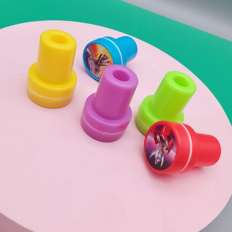 Set 10 dấu ấn  In hình siêu nhân cho bé trai