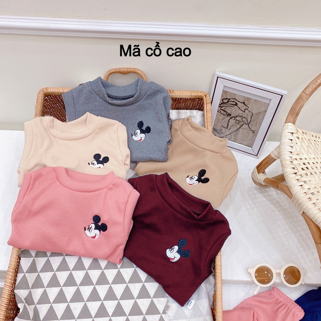 Đồ bộ quần áo dài tay cho bé - Bộ len dài tay thu đông cho bé trai bé gái AM799 TTR163