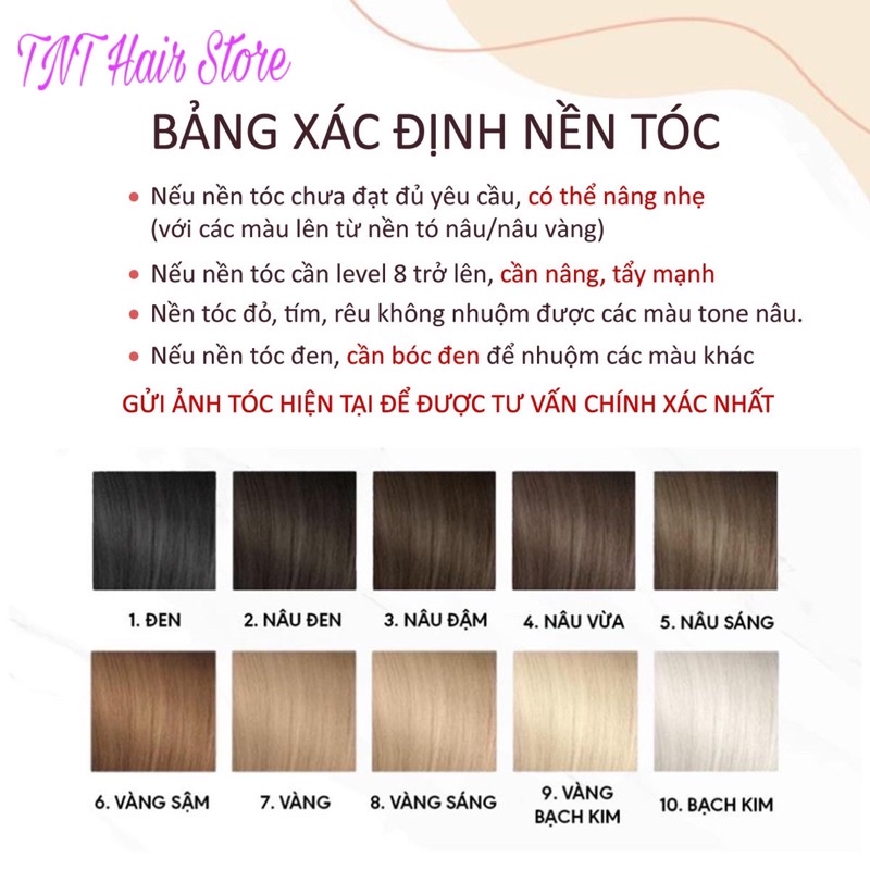 Thuốc Nhuộm Tóc TNT PLUS Chính Hãng 100 ML ,Màu Nhuộm Chính Hãng TNT,Dụng Cụ Làm  Tóc,Mỹ Phẩm Tóc Cao Cấp