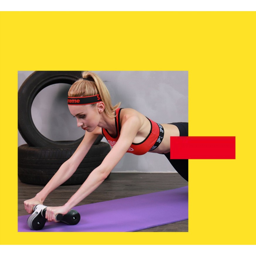 Con lăn tập bụng 2 bánh Gym Roller( Xanh Dương) GẤP GỌN TIỆN LỢI- HÀNG CHUẨN BẢO HÀNH 12 THÁNG