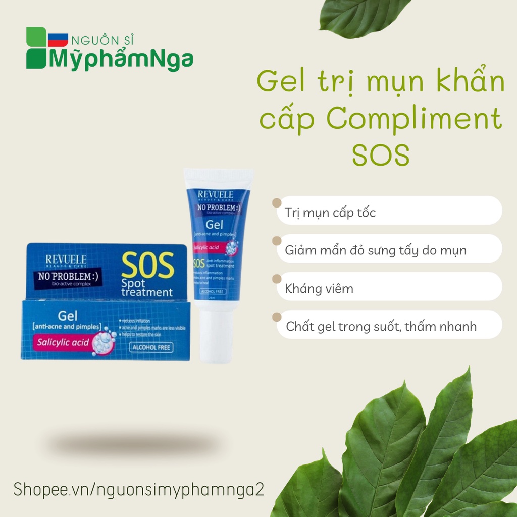 GEL T.R.Ị MỤN KHẨN CẤP Compliment SOS