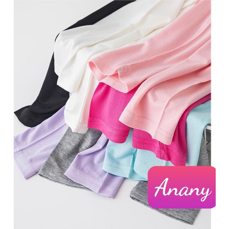 Legging trơn size cồ cho bé gái từ chất cotton 100% co giãn 4 chiều, màu sắc như hình