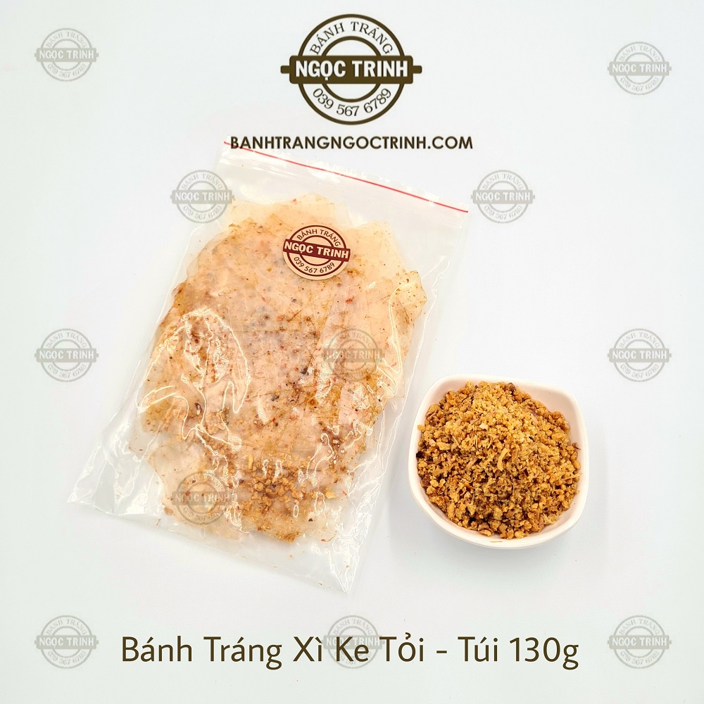 Bánh tráng xì ke  tỏi siêu cay chính gốc bánh tráng Ngọc Trinh