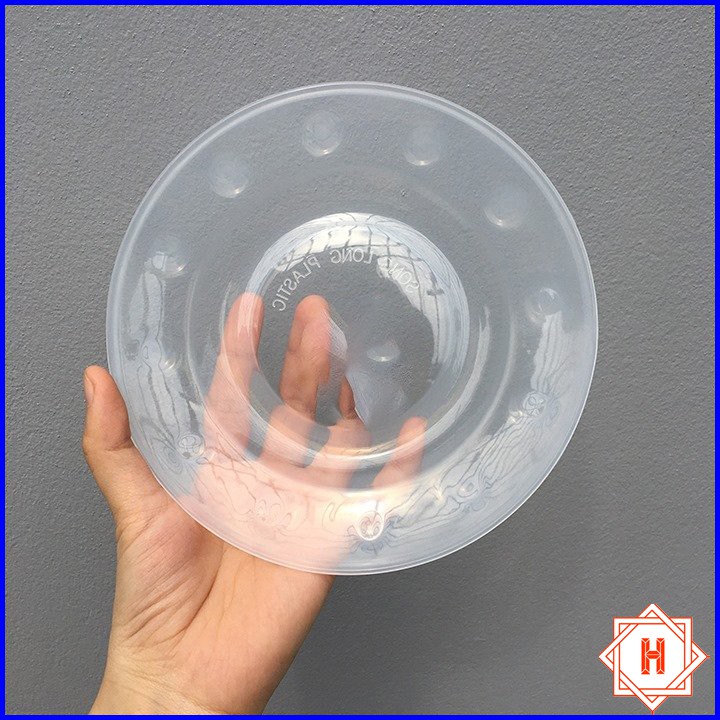 Song Long Plastic 2716 Đĩa nhựa tròn trong suốt 17.5 cm