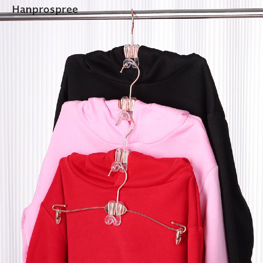 Hanprospree &gt; Set 10 Móc Nối Quần Áo Hình Chữ S Trong Suốt Sáng Tạo DIY