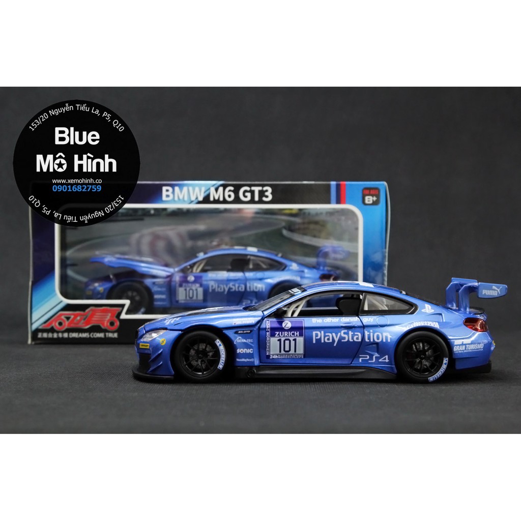 Blue mô hình | Xe mô hình BMW M6 GT3 1:24