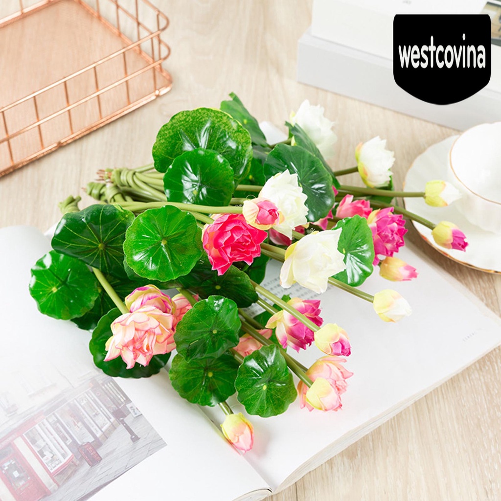 [Hot]☀ Hoa Sen Giả Bằng Lụa Dùng Trang Trí Toàn Diện
