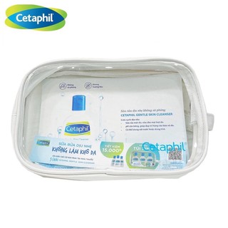 Túi nhựa đựng mỹ phẩm cao cấp - quà tặng Cetaphil