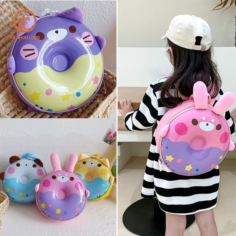 Balo đi học YAZHOULONG kiểu bánh donut thời trang dành cho trẻ em