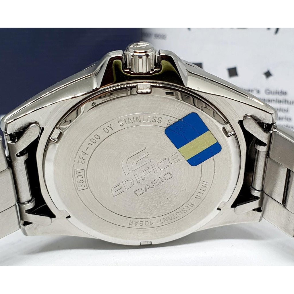 Đồng Hồ Nam Casio Dây Kim Loại Chính Hãng EDIFICE EFV-100D-7AVUDF