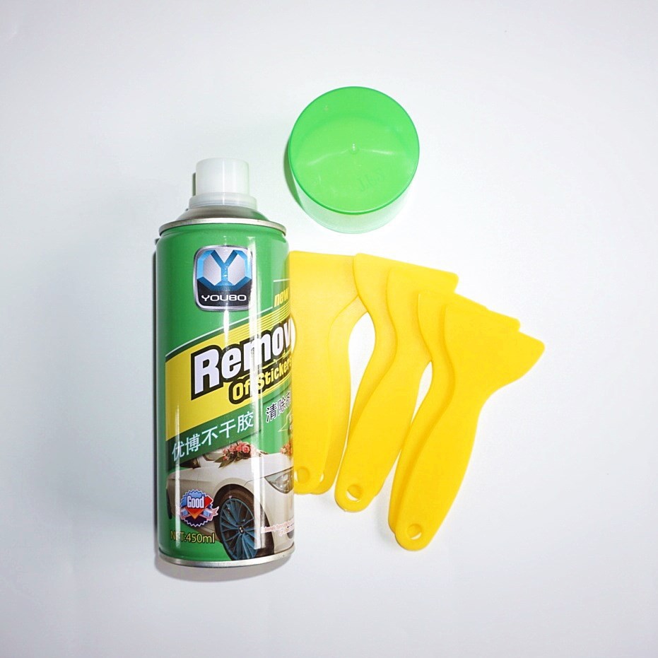 [VIP] Chai Xịt Tẩy Keo Remove Of Stickers 450ml, tẩy vết băng dính, nhựa đường bám trên ô tô, tẩy đa năng đồ nội thất