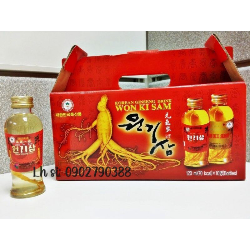 Nước Hồng Sâm Có Củ   Hàn Quốc_ Tăng đề kháng,phục hồi sức khoẻ