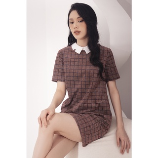 De Leah - Đầm Suông Pha Cổ - Thời trang thiết kế