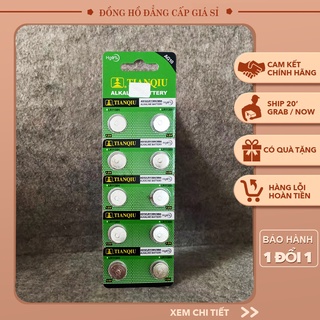 Vỉ 1 viên pin lr54 189 lr1130 ag10 cúc áo alkaline 1.5v tianqiu / hàng có sẳn lr1130 pin 1130