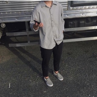Quần baggy tây dáng quần âu công sở/ học sinh phong cách basic unisex nam-nữ