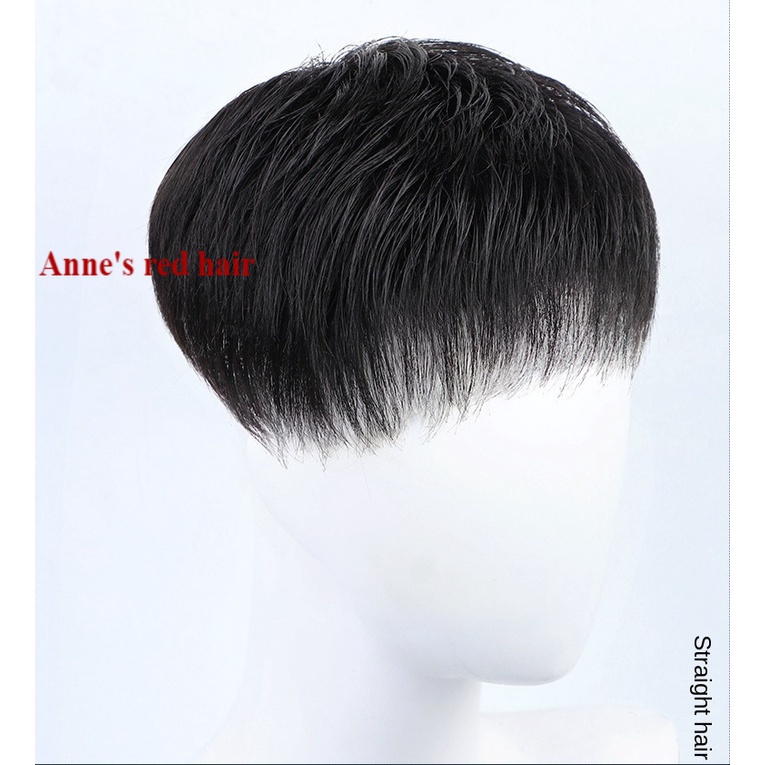 Bộ tóc giả ngắn màu sáng phong cách Hàn Quốc cho nam