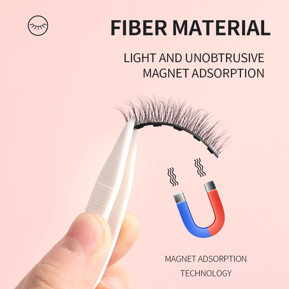 Set 3 cặp lông mi giả từ tính 3D kèm bút kẻ mắt và nhíp gắp tiện dụng
 | BigBuy360 - bigbuy360.vn