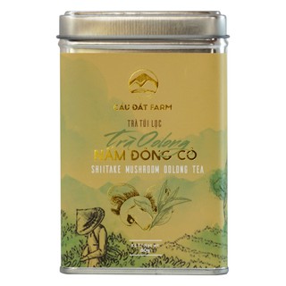 Trà Túi Lọc Oolong Nấm Đông Cô Cầu Đất Farm - Hộp 80gr