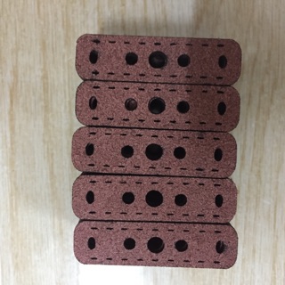 10 DA 3 LỖ NÁ CAO SU NÂU LOẠI DÀY