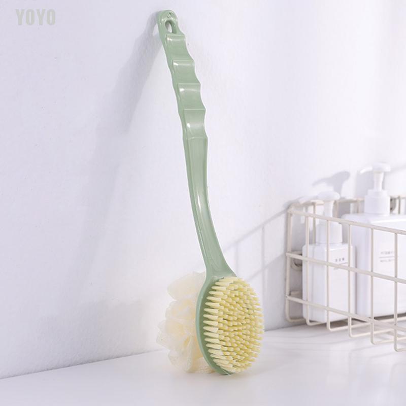 (Hàng Mới Về) Bàn Chải Tắm Cán Dài Tẩy Tế Bào Chết Tiện Dụng