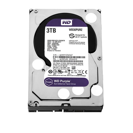 Ổ đĩa cứng HDD Western Purple 6TB 3.5 inch 500G. 1TB, 2TB , 3TB , 4TB, 6TB, 8TB hàng chính hãng SPC bảo hành 3 năm