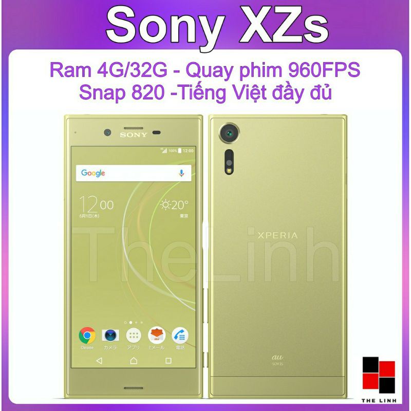 [Rẻ Vô Địch] Điện thoại Sony Xperia Xzs đẹp zin Ram 4g chíp snap 820 mượt